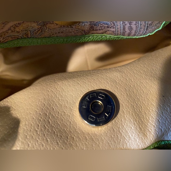 Etro Paisley Canvas and Leather Bag - Picture 8 of 12